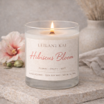 Hibiscus Bloom Candle From Leilani Kai Candle Co.