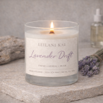 Lavender Drift Candle From Leilani Kai Candle Co.