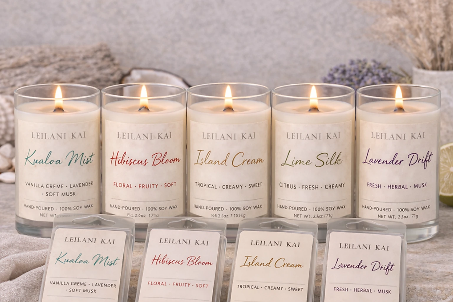 Leilani Kai Candle Co candles