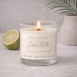 Lime Silk 4oz Discovery Candle From Leilani Kai Candle Co.